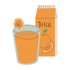 Orange juicecute PNG