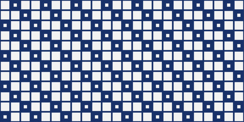 Blue tile, minimal and diagonal pattern. Pixel tiles vector, can be seamless. For wallpapers, pillows, notebooks, cups, textiles, interiors, packaging, covers.