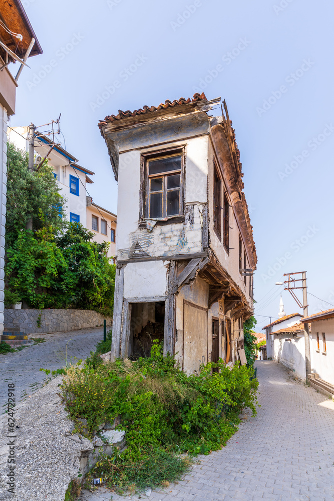 Wall mural trilye town street view in bursa of turkey