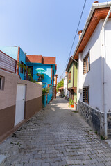 Trilye Town street view in Bursa of Turkey
