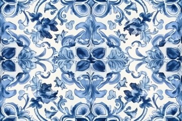 Traditional Portuguese azulejo tiles