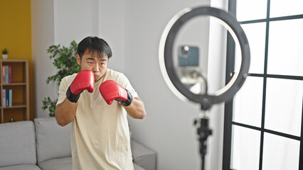  recording video tutorial boxing at home