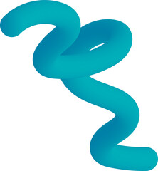 Illustration of gradient line