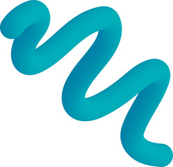 Illustration of gradient line