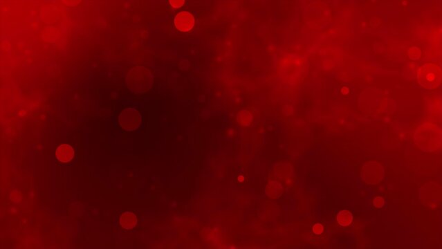 Animated Abstract background and Fading Red Particles designed background, texture or pattern 