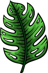 Tree leaf cartoon funny illustration