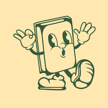 Vintage character design from a book