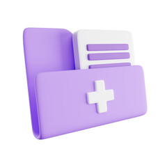 medical report 3D icon