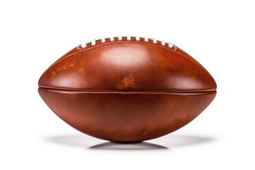 american football isolated on solid white background, created by Generative AI