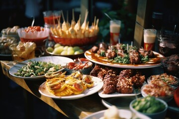 Obraz premium Yummy and Delicious Food Photography Generative AI