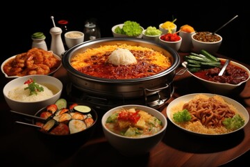 Yummy and Delicious Food Photography Generative AI

