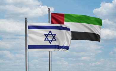 UAE and Israel flag
