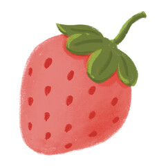 strawberry cartoon, cute strawberry.