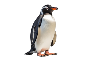 penguin isolated on white background