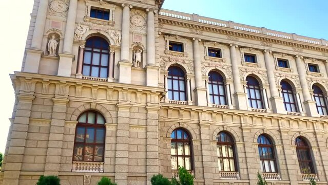 Museum building in the museum quarter Vienna Austria