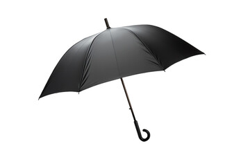 Fototapeta premium black umbrella isolated on white background