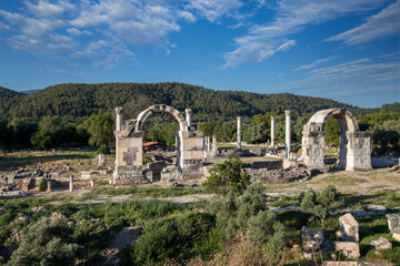 Stratonikeia Ancient City. Stratonikeia, in Muğla; It is in Eskihisar Village, 7 kilometers west of Yatağan. From the Late Bronze Age to the present day, it has been the scene of uninterrupted settle