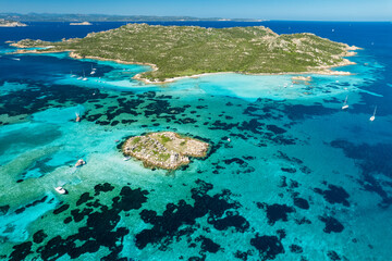 Italia, Sardegna: isola di Budelli, Arcipelago della Maddalena