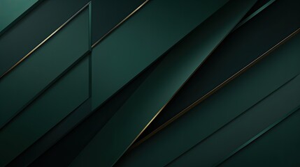 Sleek Elegance: Modern Dark Green Abstract Design