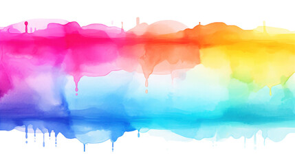 Colorful water color illustration, generative ai