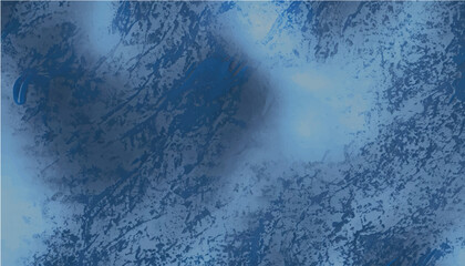 Beautiful grunge grey blue background. Panoramic abstract decorative dark background. Wide angle rough stylized mystic texture wallpaper with copy space for design vector illustration.