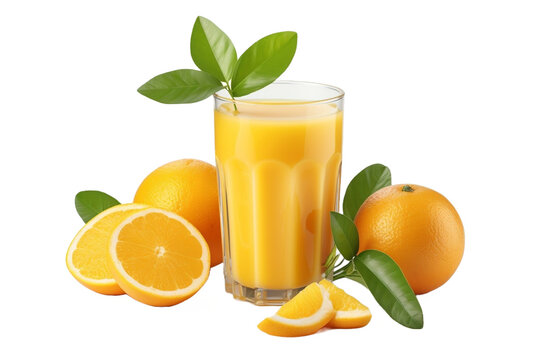 Orange Juice And Fruits