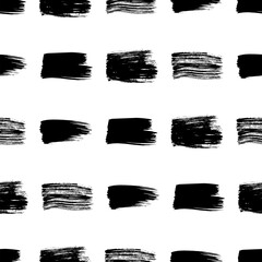 Seamless pattern with hand drawn scribble smears