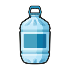 Plastic bottle vector icon.Color vector icon isolated on white background plastic bottle.