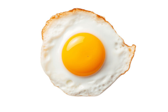 Fried Egg Isolated, Generative Ai