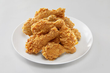 Fried Chicken is a dish consisting of pieces of chicken that have been coated in flour or seasoned...