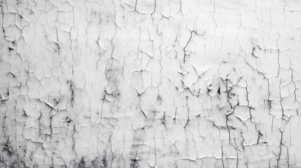 Peeling White Paint on Wall - Enhanced with Generative AI