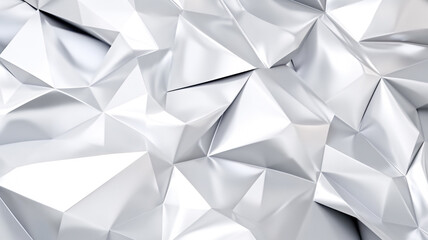 White Paper Triangles Close-Up: A Generative AI Perspective