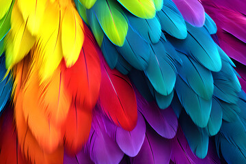 Fototapeta premium feathers Generative AI