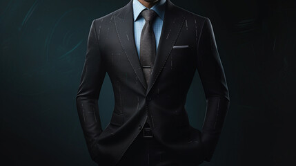 businessman in suit HD 8K wallpaper Stock Photographic Image
