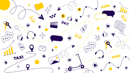 Vector background. Wallpaper for web page. Pattern for social networks, marketplaces, online services.
