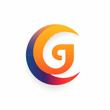 A colorful logo for a company with letter g