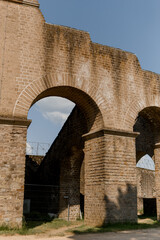 ancient roman greek arena architecture large arches