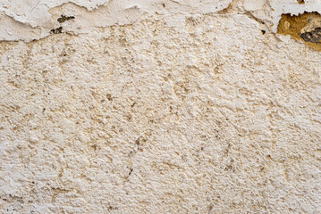 Rough light plaster surface. Textured background.