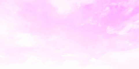 Cloud background in pastel baby pink color. Vector design