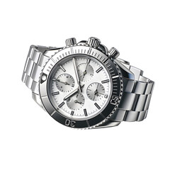 Watch isolated on white png background