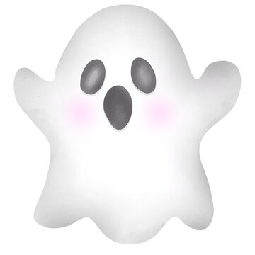 halloween ghost skull