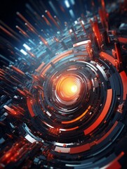 Obraz premium Abstract Electronic Background