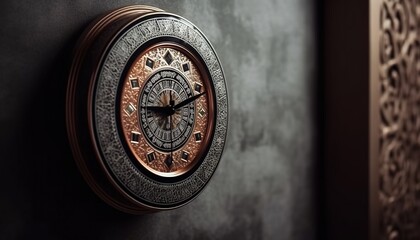 İslamic wall clock, Generative Ai