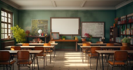 Interior of School for background 