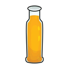 Bottle oil vector icon.Color vector icon isolated on white background bottle oil .