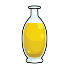 Bottle oil vector icon.Color vector icon isolated on white background bottle oil .