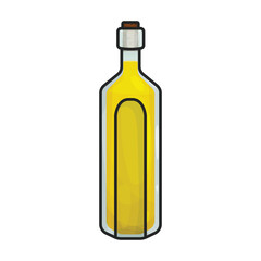 Bottle oil vector icon.Color vector icon isolated on white background bottle oil .