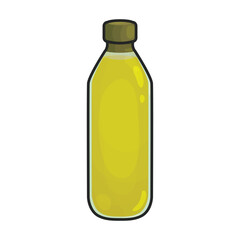 Bottle oil vector icon.Color vector icon isolated on white background bottle oil .