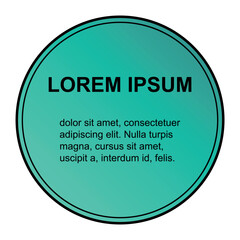 Bubble title shape, banner geometric design icon,  modern frame vector illustration