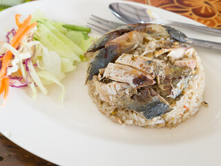 Fried Rice with Mackerel Chili Paste